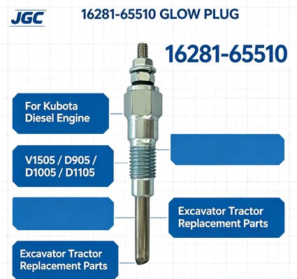 16281-65510 クボタディーゼルエンジン V1505 D905 D1005 D1105 掘削機 トラクター 交換部品用グロープラグ