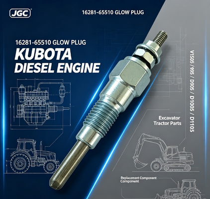 16281-65510 クボタディーゼルエンジン V1505 D905 D1005 D1105 掘削機 トラクター 交換部品用グロープラグ