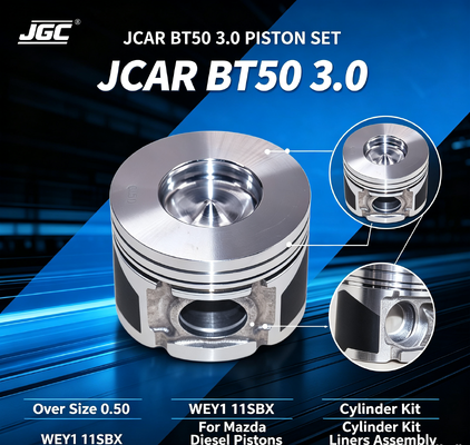 JCAR BT50 3.0 オーバーサイズ 0.50 WEY1 11SBX マツダ・ディーゼル・ピストン・シリンダー・キット ラインナー・ラインナー エンジン・ピストン・セット