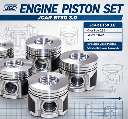 JCAR BT50 3.0 オーバーサイズ 0.50 WEY1 11SBX マツダ・ディーゼル・ピストン・シリンダー・キット ラインナー・ラインナー エンジン・ピストン・セット