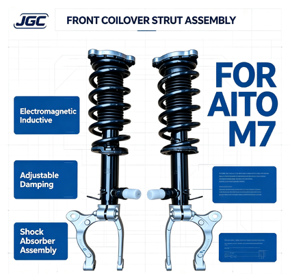 AITO M7 車両サスペンション用 電磁誘導式フロントコイルスプリングストラットアセンブリ 減衰力調整式ショックアブソーバー