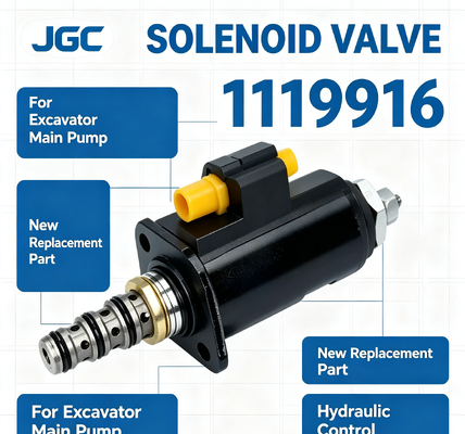 1119916 エグババター主ポンプ用の電磁弁 新品交換部品