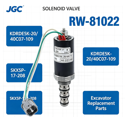 SKX5P-17-208 交換部品 ポンプ 磁気弁 RW-81022 "KDRDE5K-20/40C07-109 " 掘削機のオート部品