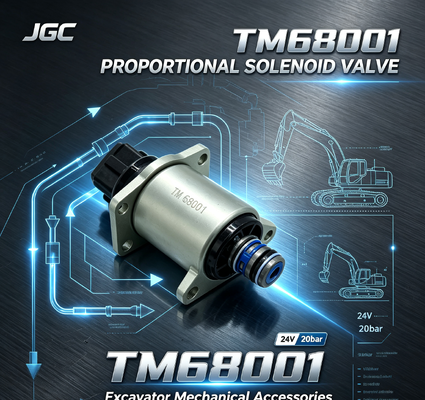 TM68001 掘削機 機械アクセサリー 24V 20bar 掘削機比例ソレノイドバルブ