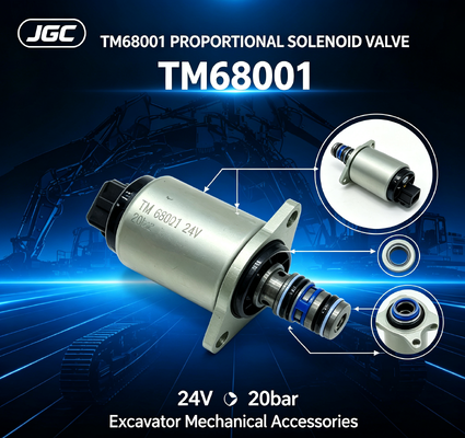 TM68001 掘削機 機械アクセサリー 24V 20bar 掘削機比例ソレノイドバルブ