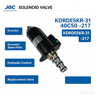 KDRDE5KR-31 40C50 -217 掘削機のスペアパーツに適したソレノイドバルブ
