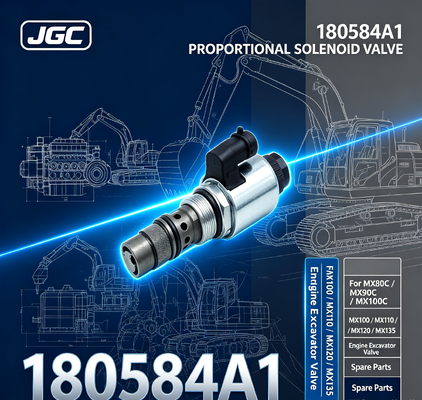 180584A1 MX80C MX90C MX100C MX100 MX110 MX120 MX135 エンジン掘削機バルブ用スペアパーツ