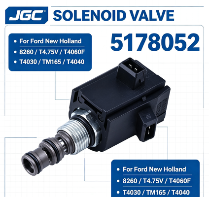 5168052 フォード・ニューホランド 8260 T4.75V T4060F T4030 TM165 T4040用掘削機部品ソレノイドバルブ