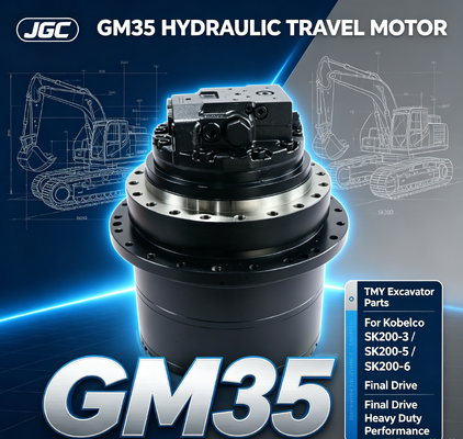 GM35 エグババターの部品 コベルコ用の液圧移動モーター SK200-3 SK200-5 SK200-6と互換性