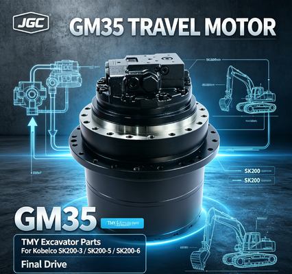 GM35 エグババターの部品 コベルコ用の液圧移動モーター SK200-3 SK200-5 SK200-6と互換性