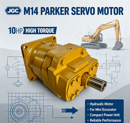 M14パーカーサーボモーター 10hp 高トルク油圧モーター ミニ油圧ショベル用