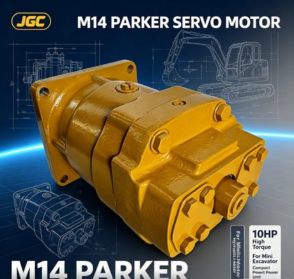 M14パーカーサーボモーター 10hp 高トルク油圧モーター ミニ油圧ショベル用