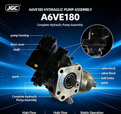 A6VE180 完全な水力ポンプ組成 高流量安定運転
